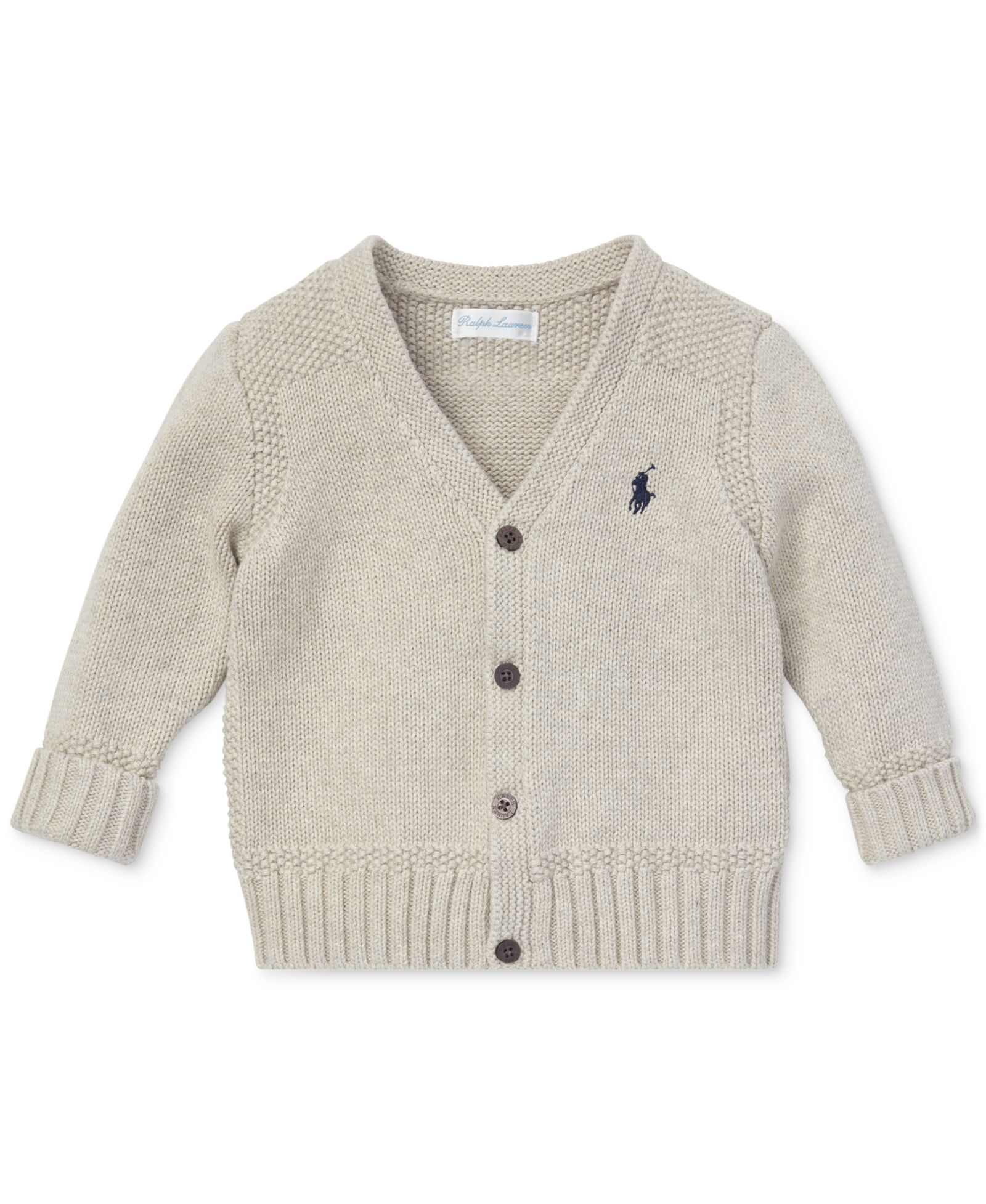 Детский кардиган Polo Ralph Lauren Baby Boys Combed Cotton V-Neck