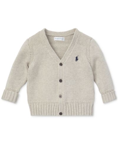 Детский кардиган Polo Ralph Lauren Baby Boys Combed Cotton V-Neck