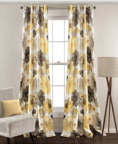 Lush Decor Lush Decor светопропускающие шторы Leah, пара, 52" W x 120" L, цветочный принт