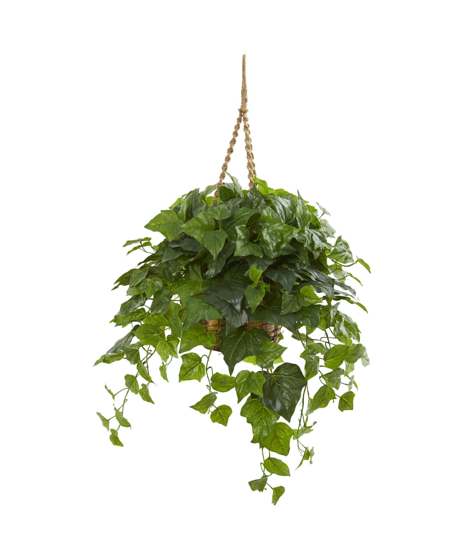 Искусственное растение Nearly Natural 38” London Ivy в подвесной корзине (Real Touch)