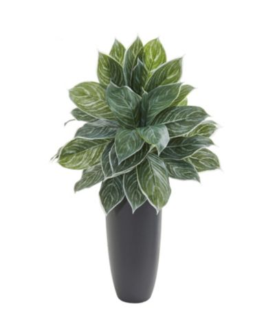Искусственное растение Nearly Natural Aglaonema в кашпо, 37” (Real Touch)