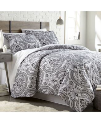 Southshore Fine Linens Classic Paisley 3-Pc. Duvet Cover Set, King