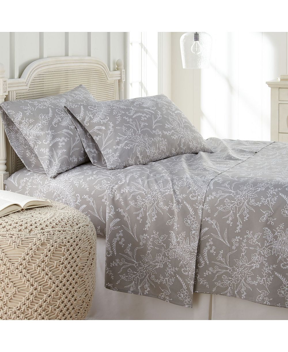 Комплект постельного белья Southshore Fine Linens Ultra-Soft, цветочный или однотонный, Queen