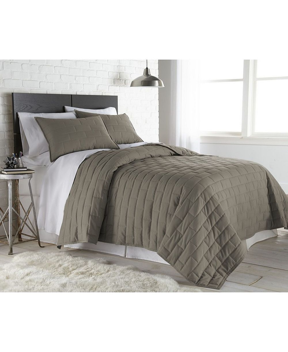 Комплект из 3 стеганых покрывал Southshore Fine Linens Brickhouse Farmhouse, King/California King