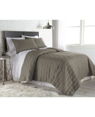 Southshore Fine Linens Brickhouse Farmhouse 3-Pc. Quilt Set, King/California King