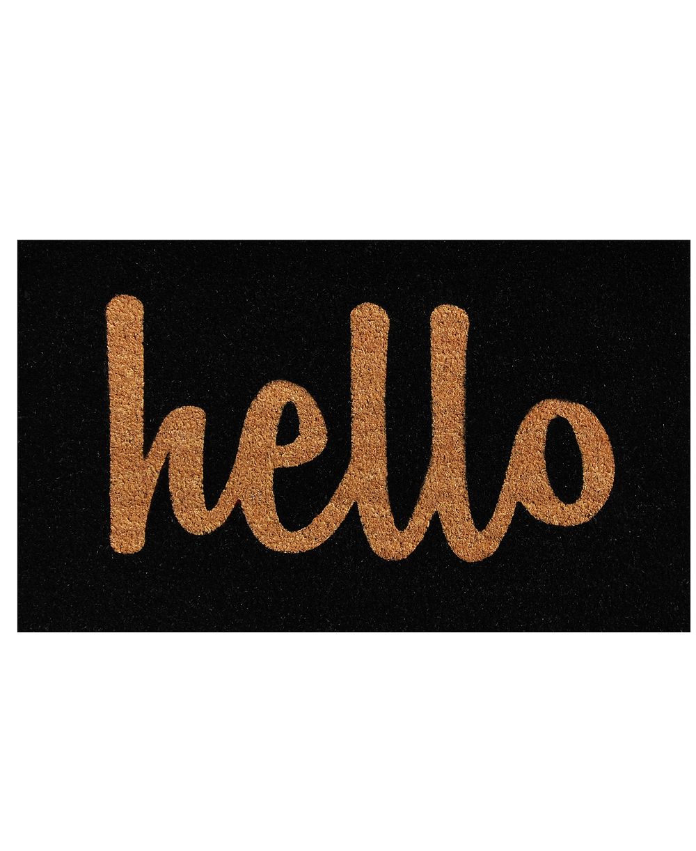 Коврик для ног Home & More Hello Script, 24" x 36"