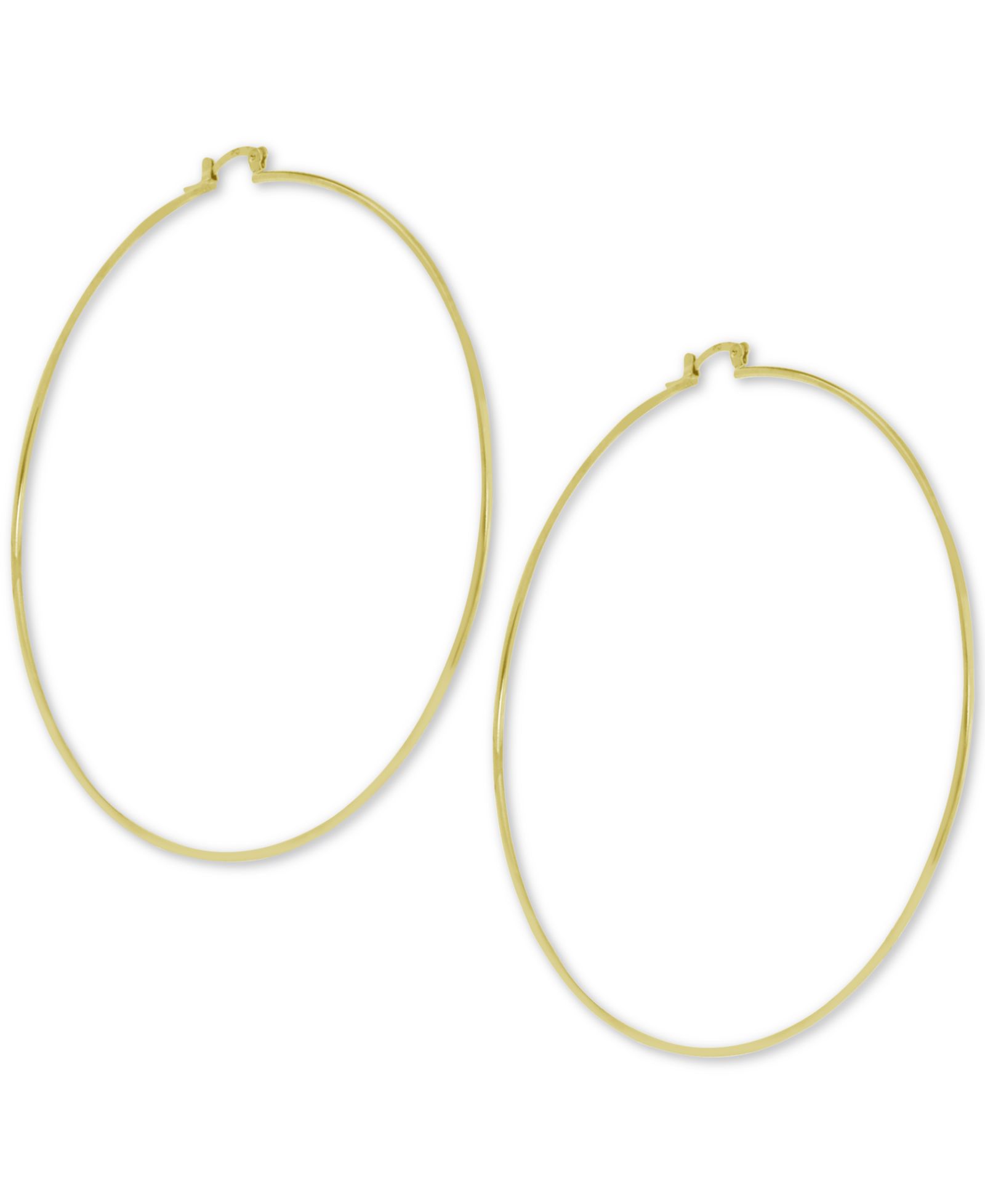 Серьги-кольца Essentials And Now This Large Wire Extra Large Hoop в серебристом покрытии