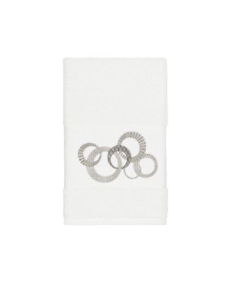 Linum Home Turkish Cotton Annabelle Embellished Hand Towel