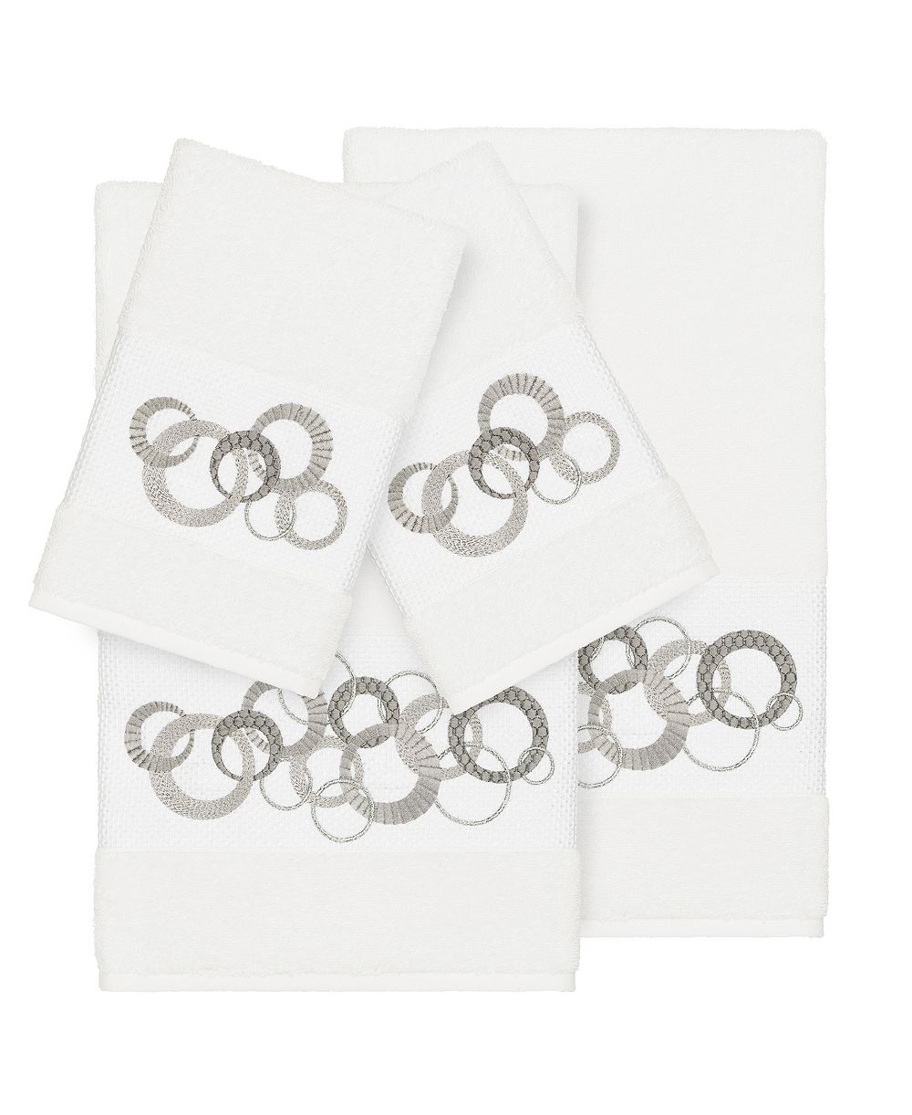 Набор полотенец Linum Home Turkish Cotton Annabelle 4-Pc. Embellished