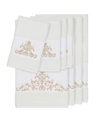 Набор полотенец Linum Home Turkish Cotton Scarlet 8-Pc. Embellished