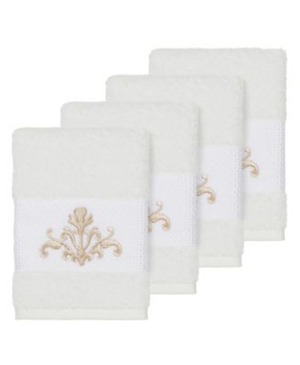 Набор из 4 махровых полотенец Linum Home Turkish Cotton Scarlet