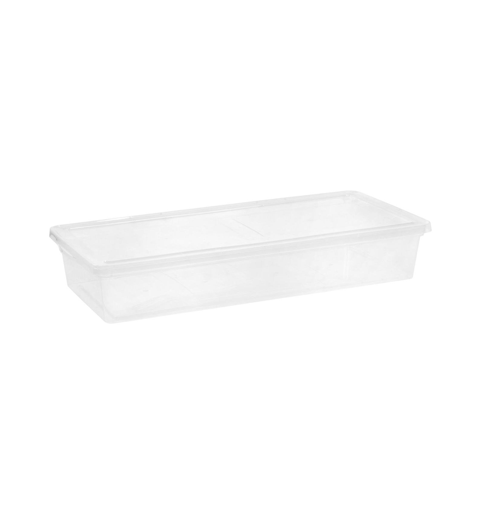 IRIS 41 Quart Clear Storage Box, 1 Pack, Clear