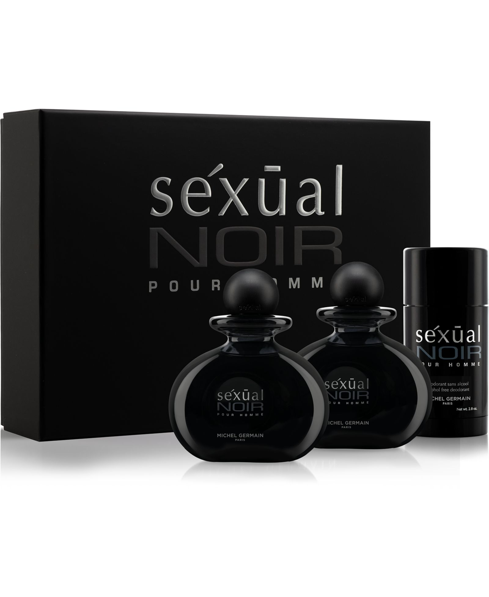 Мужской подарочный набор Michel Germain Sexual Noir Pour Homme, 3 шт.