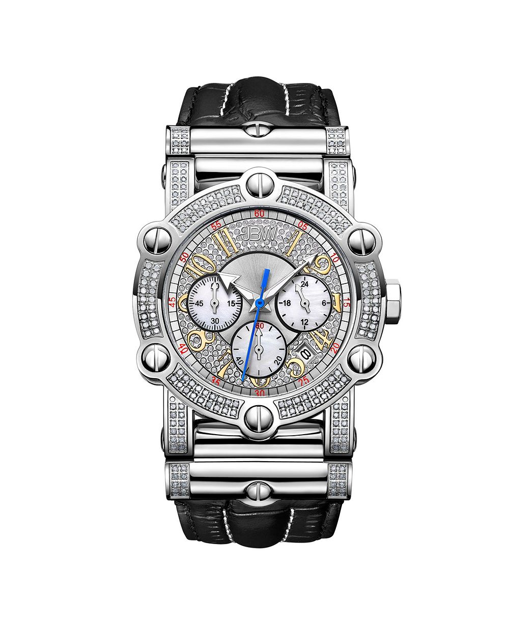 Мужские часы JBW 10 YR Anniversary Phantom Diamond (1 3/4 ct.t.w.) & Chronograph