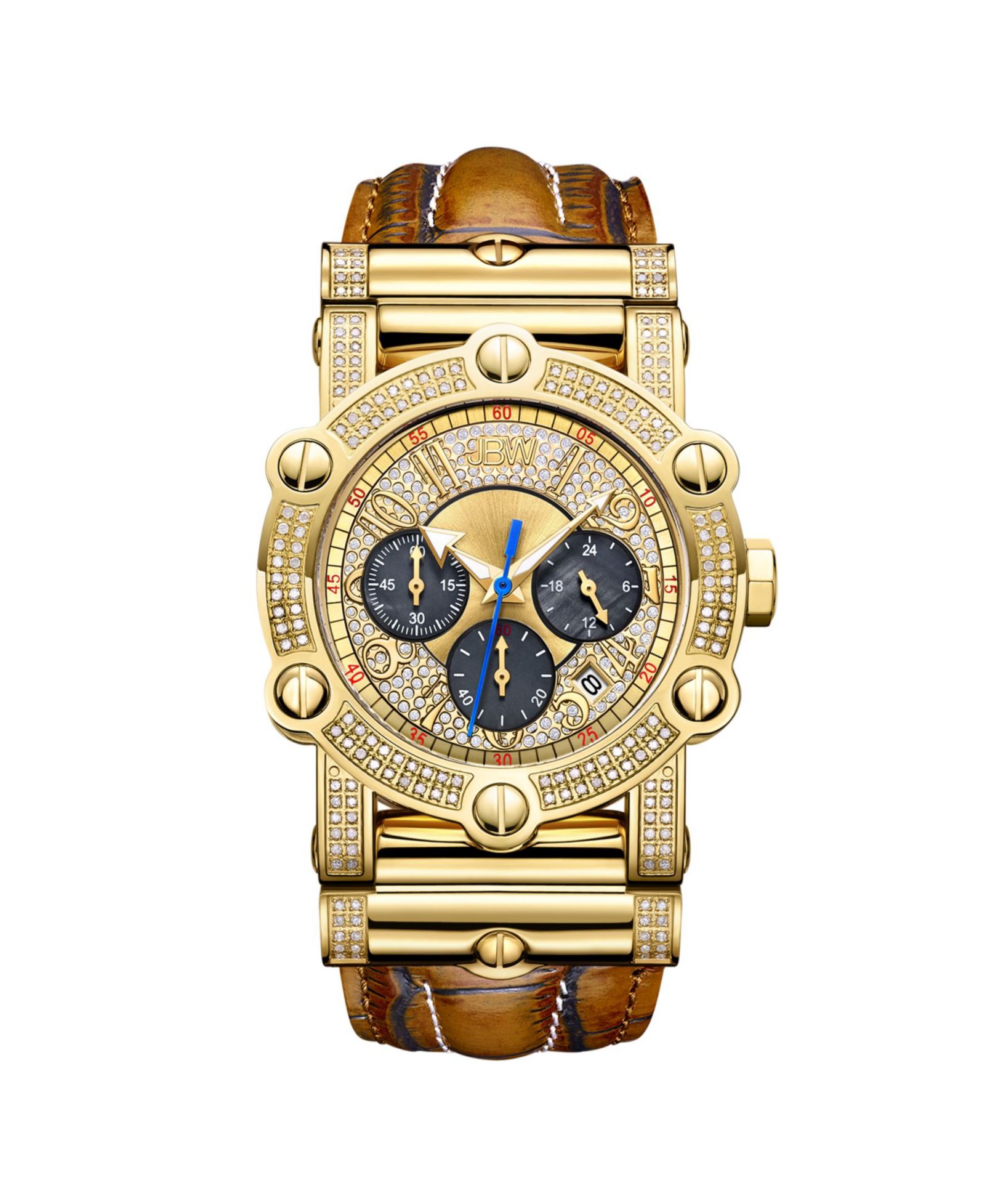 JBW Men's 10 YR Anniversary Phantom Diamond & Chronograph часы