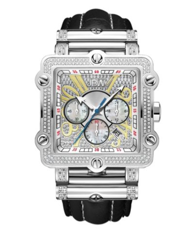 Мужские часы JBW Men's Phantom Diamond (1 ct.t.w.), из нержавеющей стали
