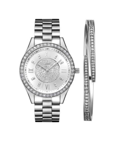 Женские часы JBW Mondrian Jewelry Set Stainless Steel