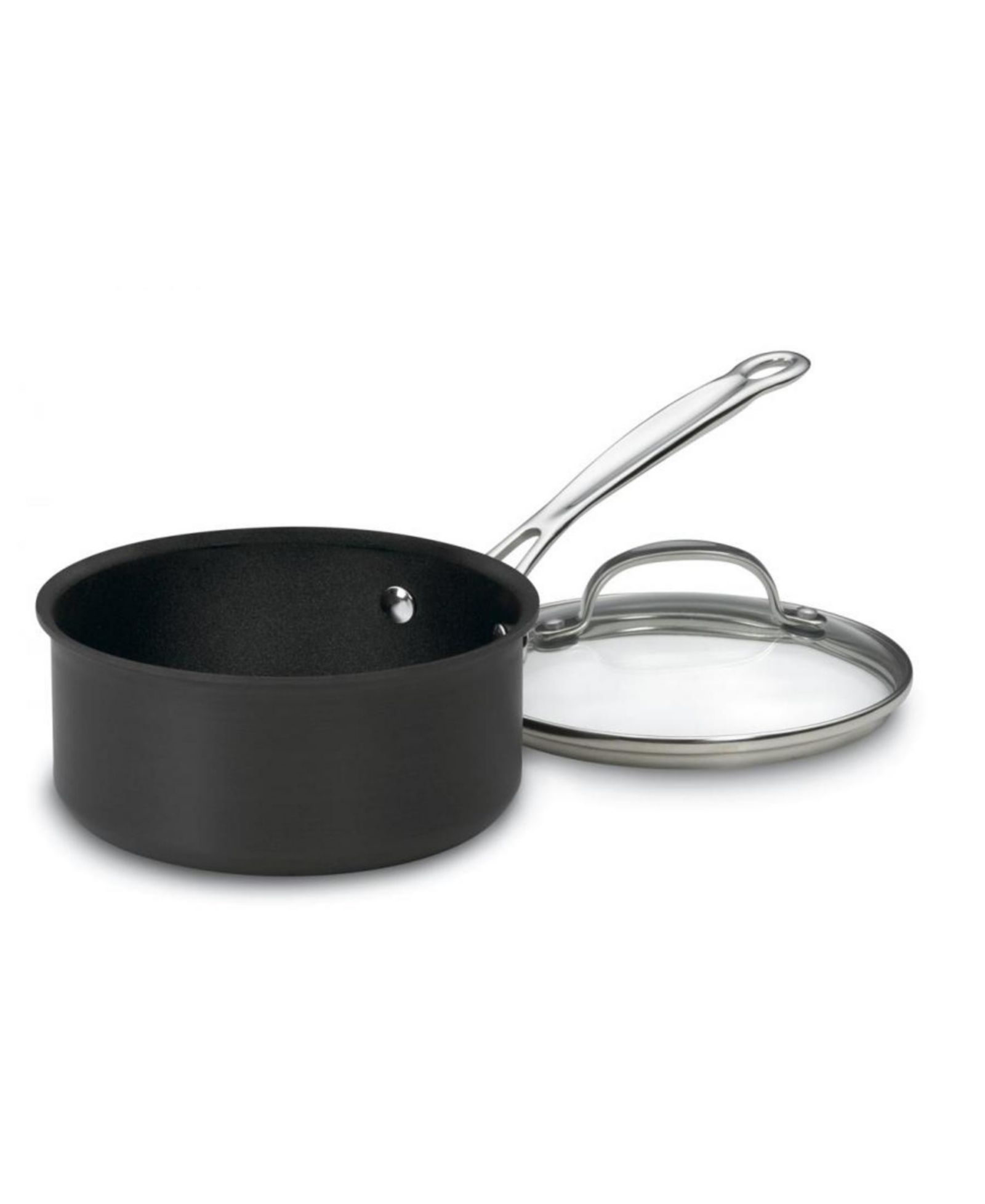Cuisinart Chefs Classic Hard Anodized Saucepan с крышкой, 1.5-Qt.