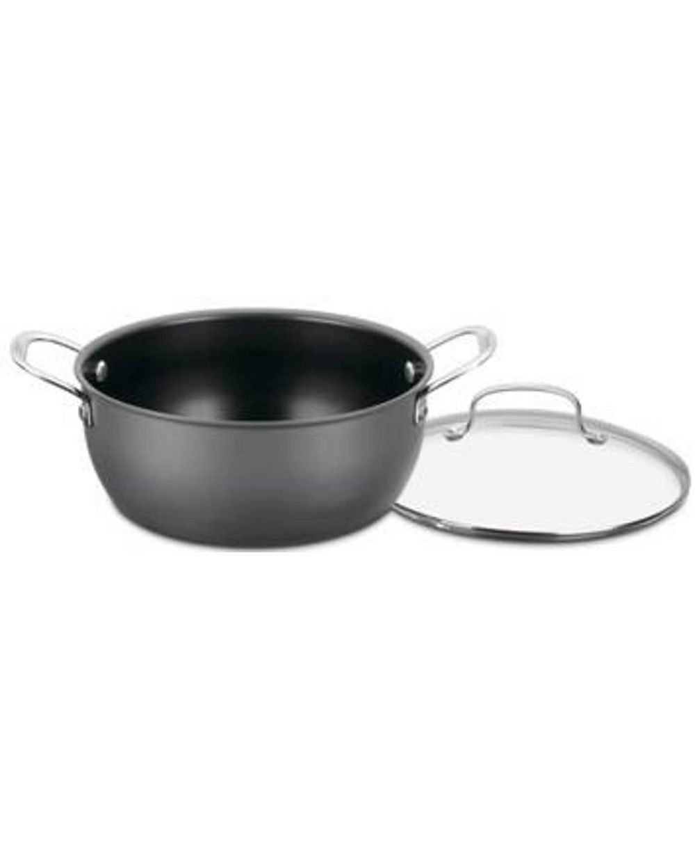 Кастрюля Cuisinart Chefs Classic Hard Anodized 5-Qt. Chili Pot с крышкой