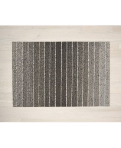 Chilewich Block Stripe Shag Doormat 18" x 28"