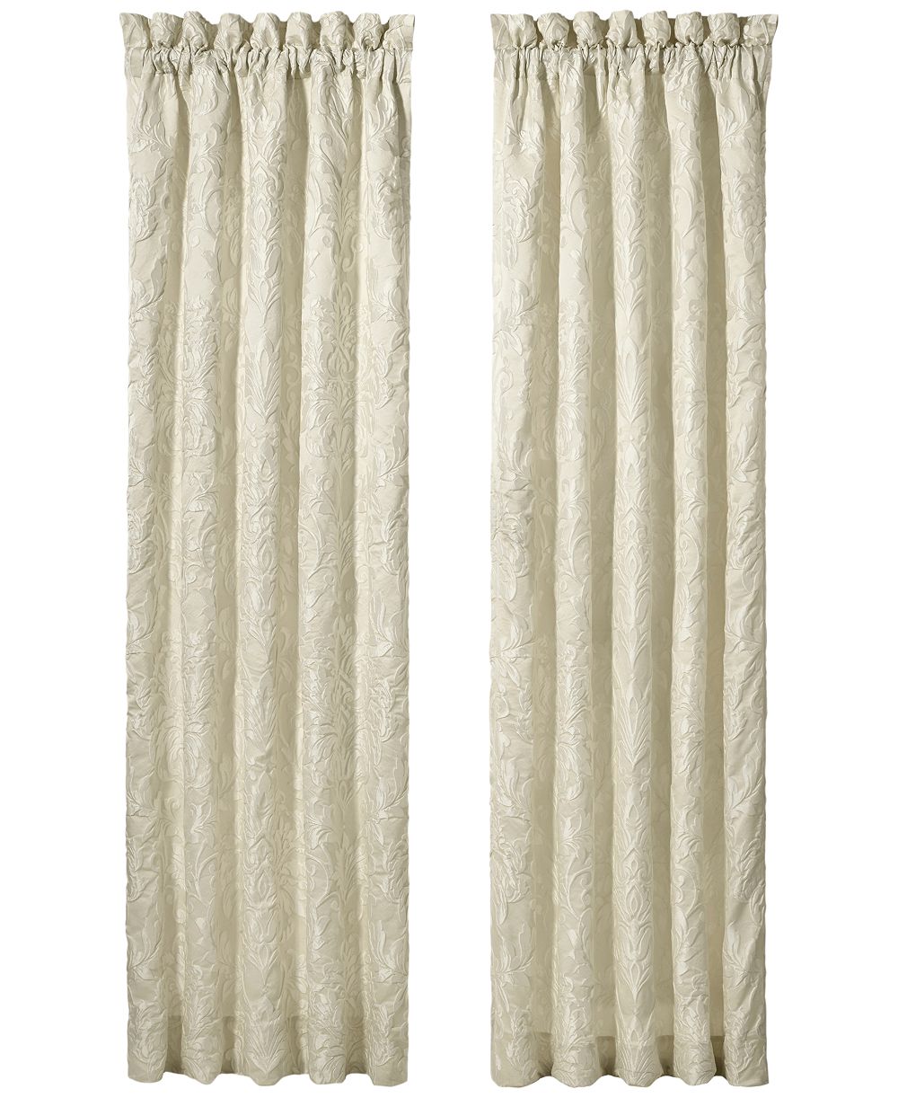 J Queen New York Marquis Window Panel Pair, 84" x 49"
