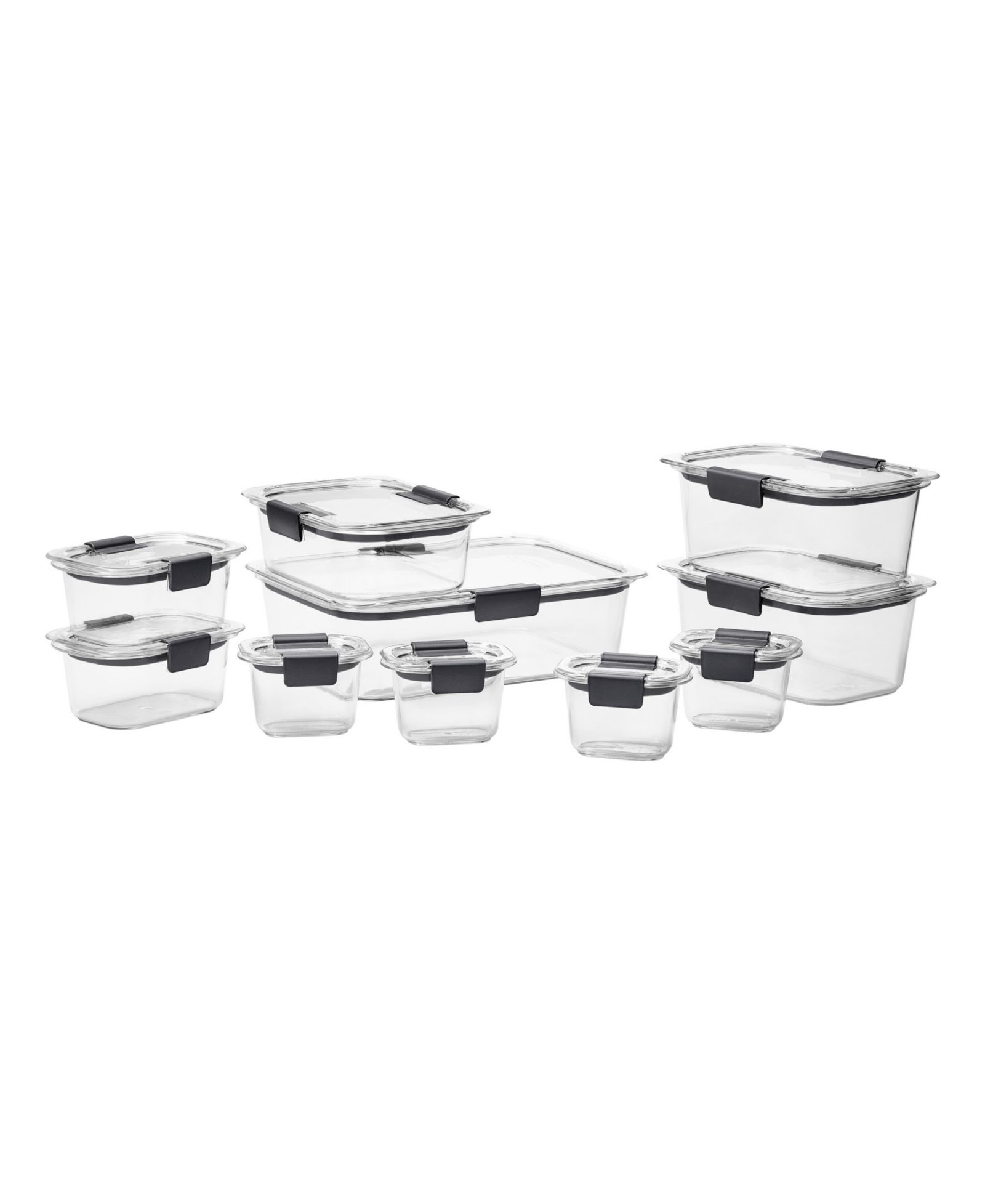 Rubbermaid Brilliance 20-Piece Container Set