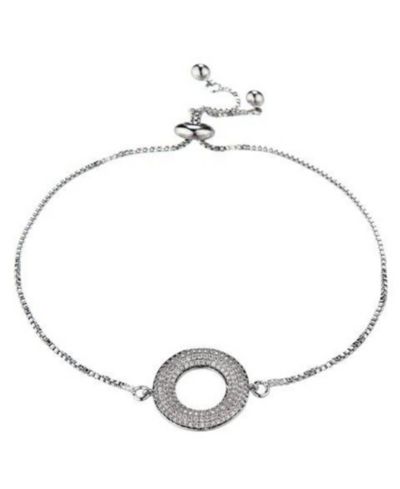 Nicole Miller Браслет с цветком и фианитом Cubic Zirconia