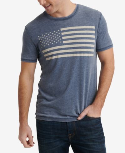 Lucky Brand Men's USA Flag Short Sleeve Graphic T-Shirt