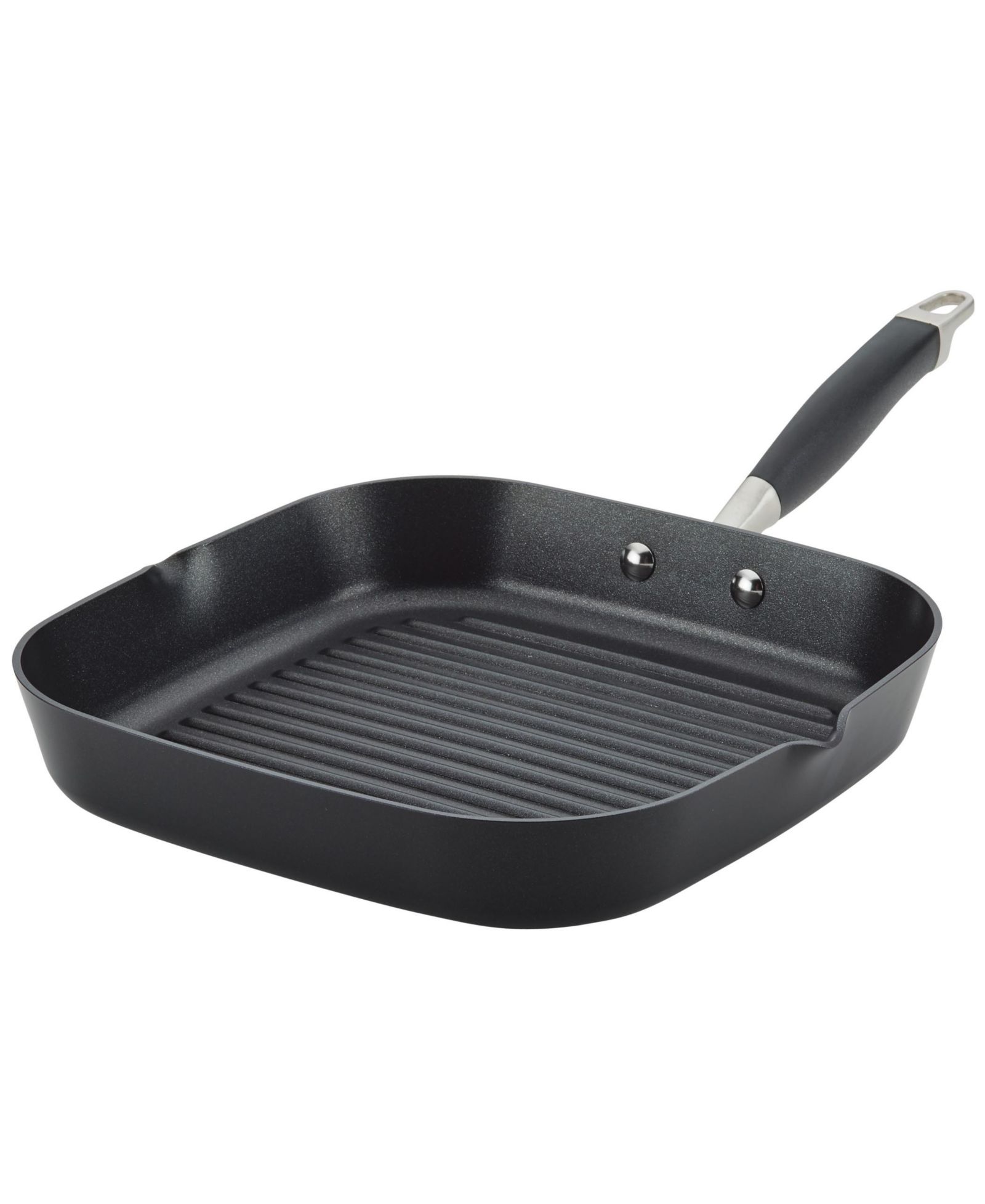 Anolon Advanced Home Hard-Anodized 11" Nonstick Deep Square Grill Pan