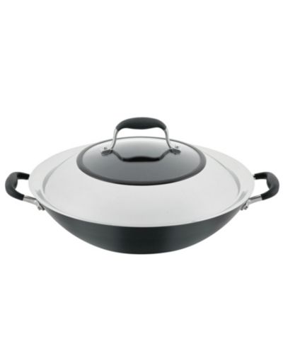 Anolon Advanced глубокая сковорода вок с боковыми ручками, 14"