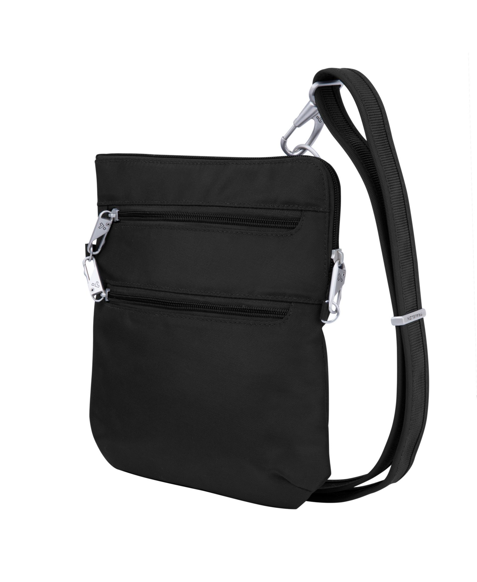 Сумка через плечо Travelon Anti-Theft Classic Slim Double Zip Crossbody