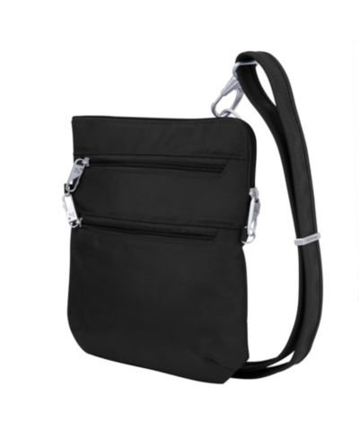 Сумка через плечо Travelon Anti-Theft Classic Slim Double Zip Crossbody