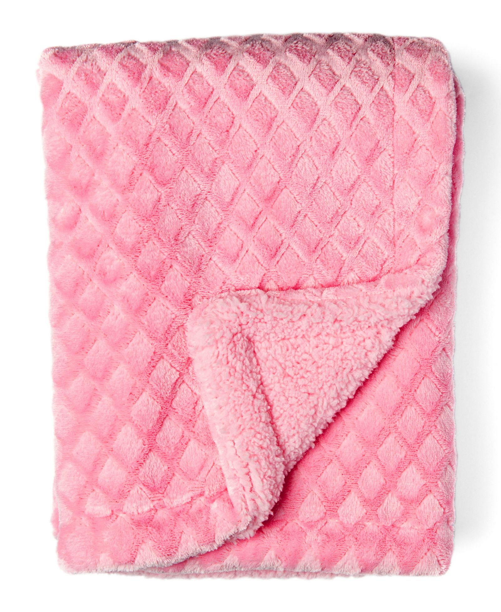 3 Stories Trading плюшевое одеяло для малышей Diamond Plush Sherpa