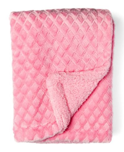 3 Stories Trading плюшевое одеяло для малышей Diamond Plush Sherpa