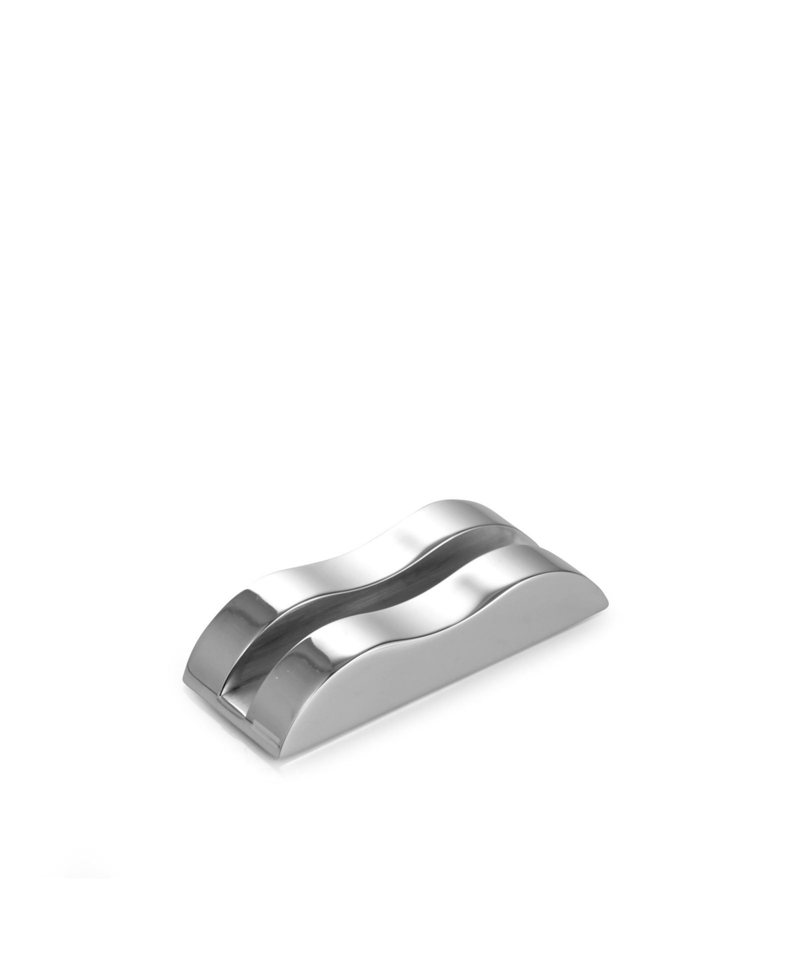 Nambé держатель для визиток Wave Business Card Holder
