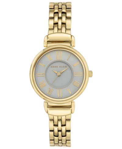 Anne Klein Женские золотистые наручные часы, 30mm