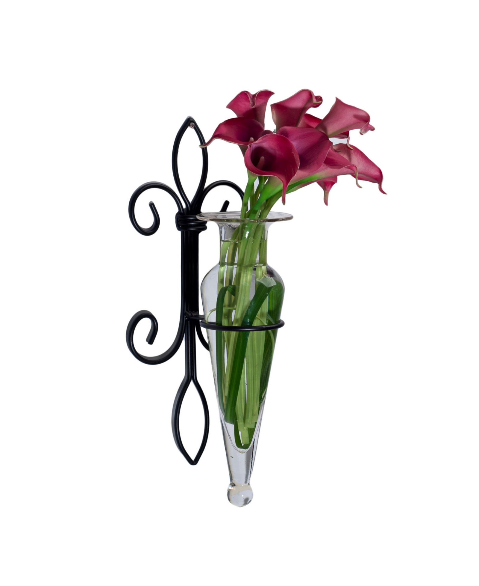 Ваза Danya B Amphora on Fleur Lis Sconce Clear
