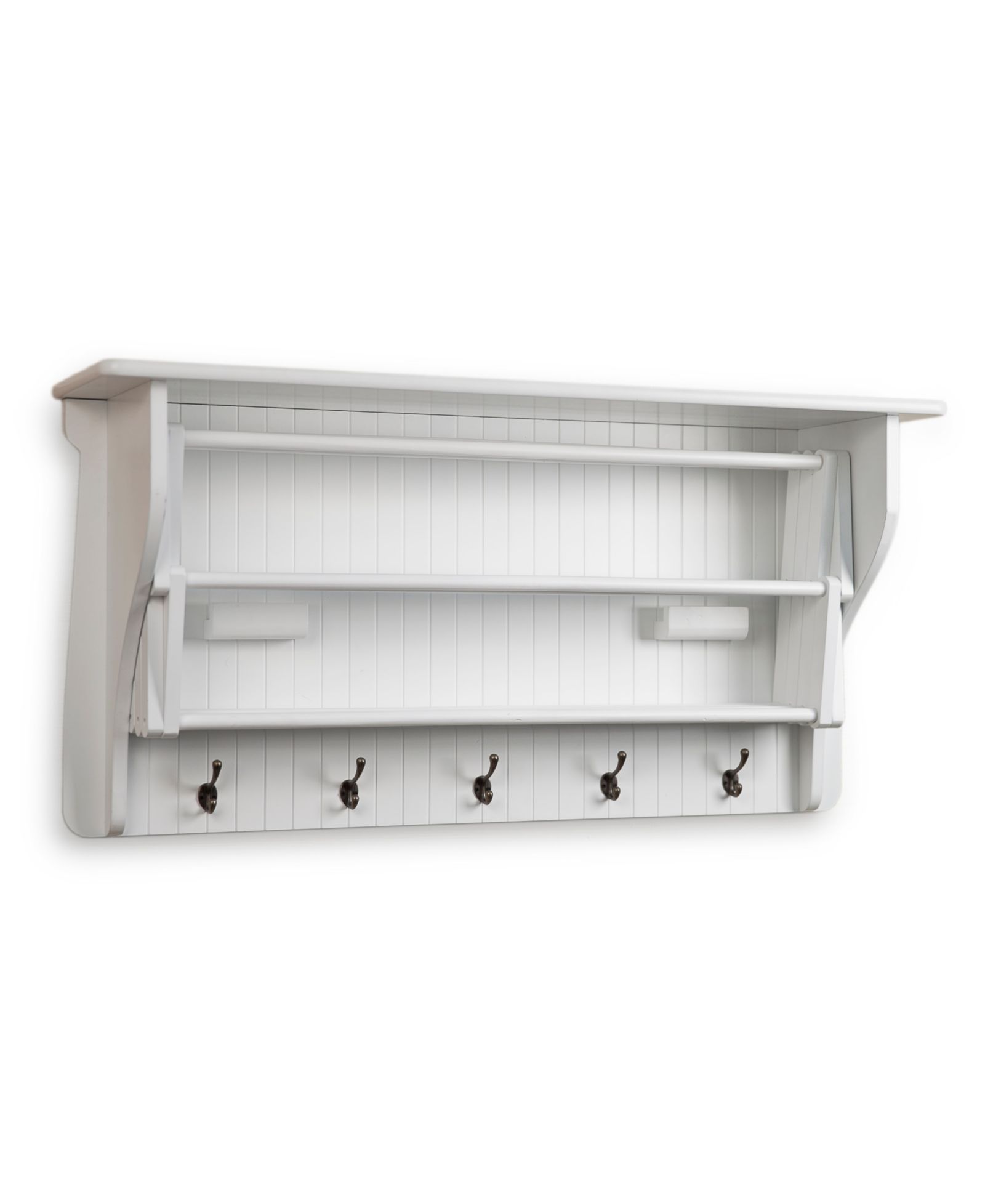 Danya B Wall Mounted Accordion Laundry Drying Rack