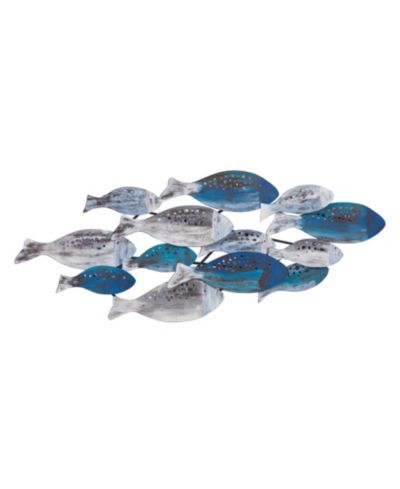 Металлическое настенное украшение Danya B School of Fish