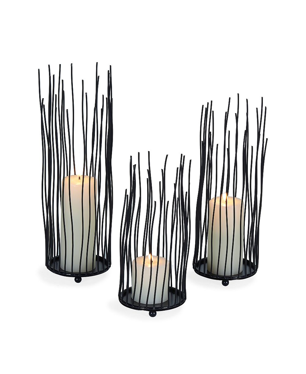 Набор подсвечников Danya B Willow Iron 3-piece Set