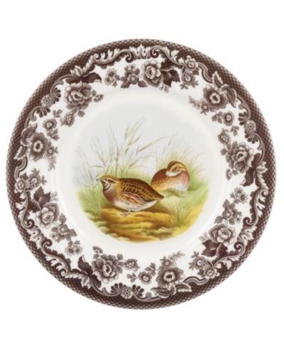 Spode Woodland  Quail Luncheon Plate