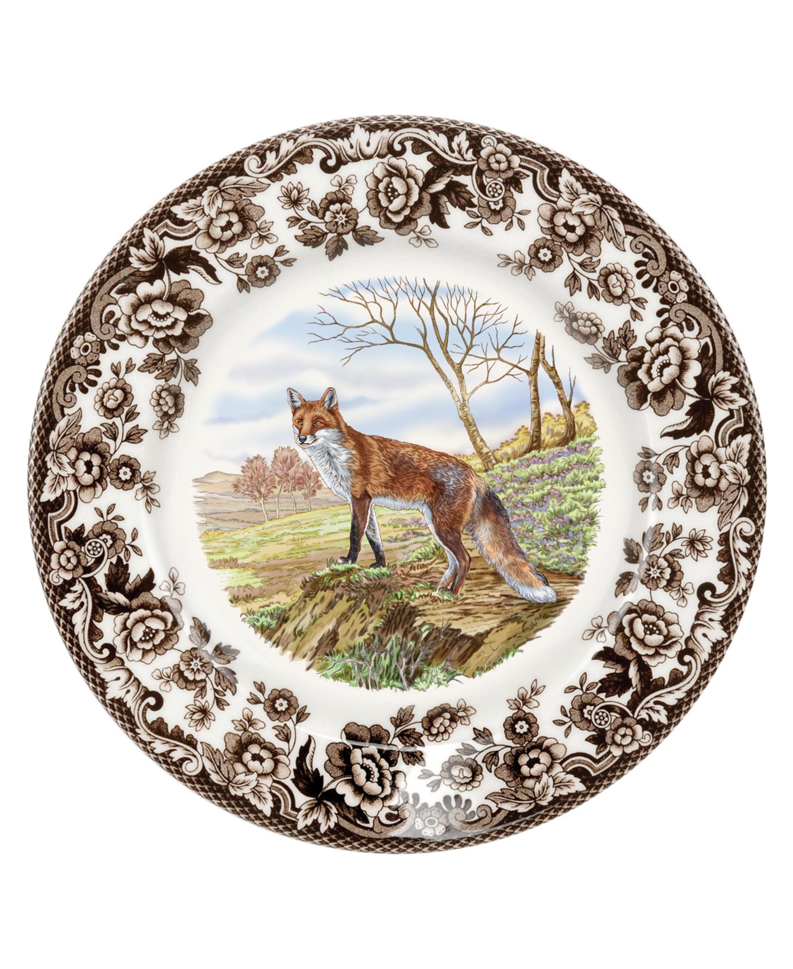 Spode Woodland  Red Fox Salad Plate