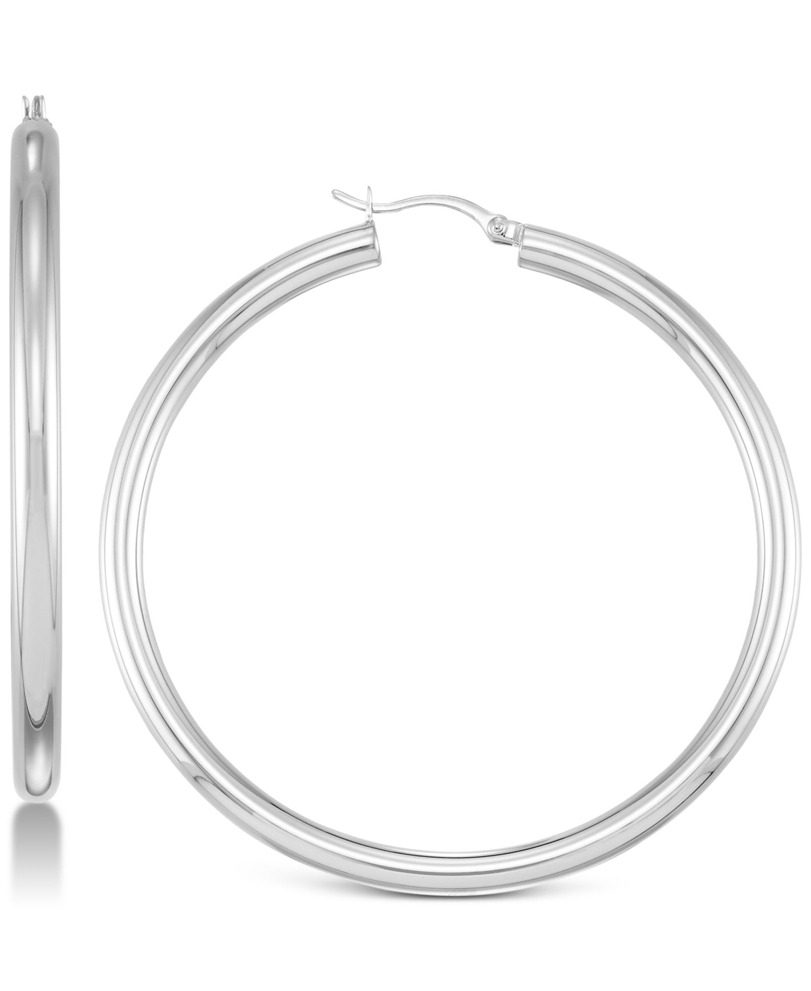 Серьги-кольца Simone I. Smith Polished