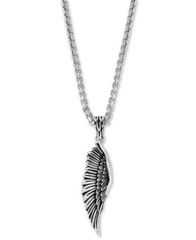 Мужская подвеска EFFY® Wing 22" в стерлинговом серебре