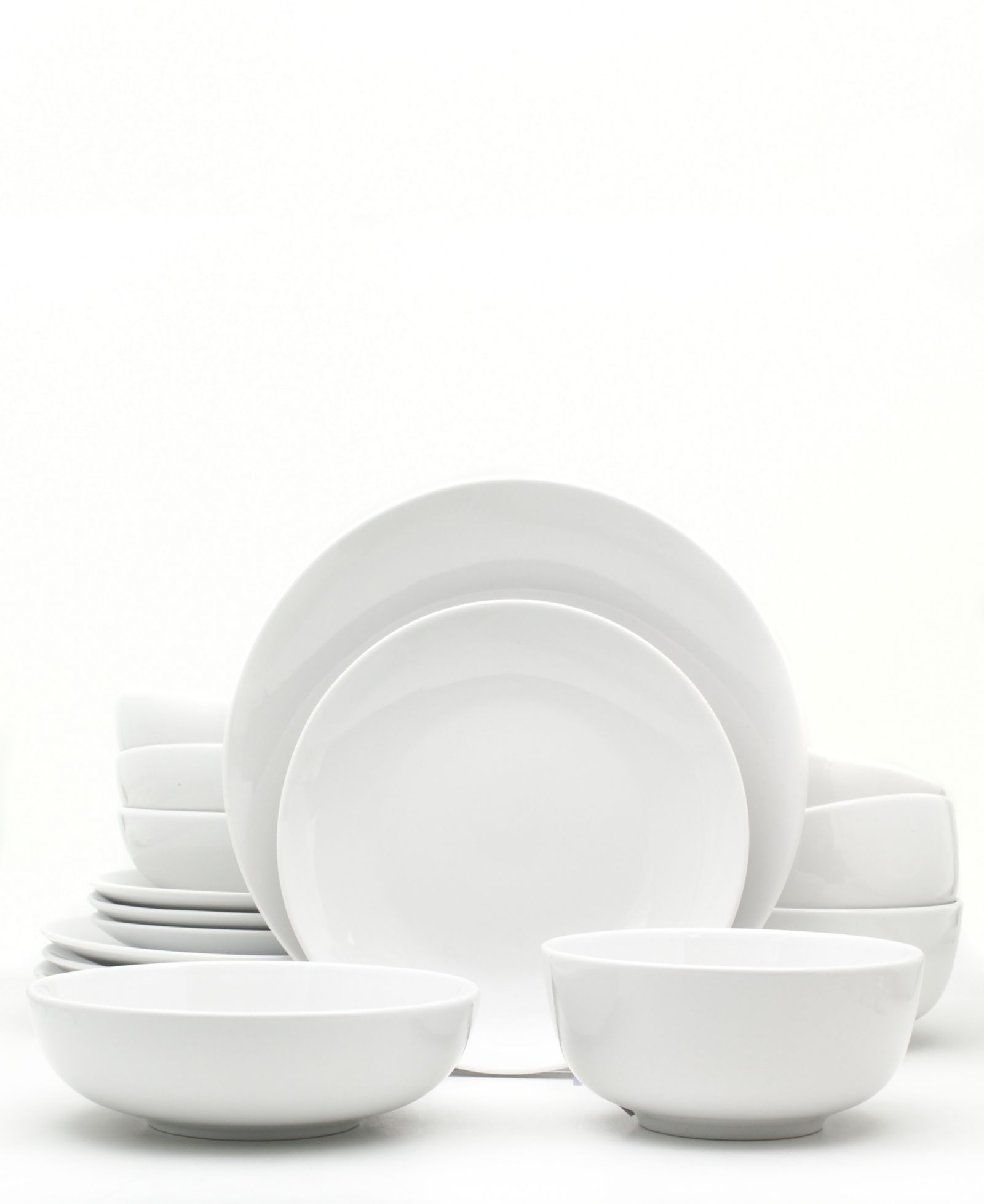 Euro Ceramica Essential 16 Pc. Dinnerware Set, Service for 4