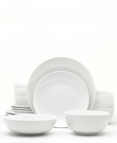 Euro Ceramica Essential 16 Pc. Dinnerware Set, Service for 4