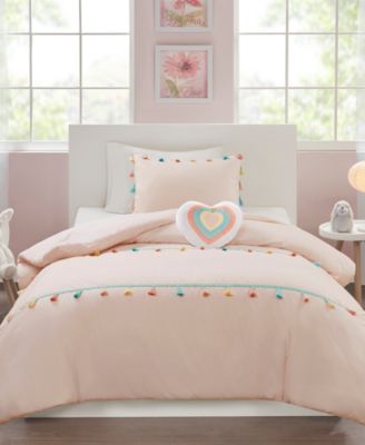 Intelligent Design Tessa Tassel 4-Pc. Comforter Set, Full/Queen
