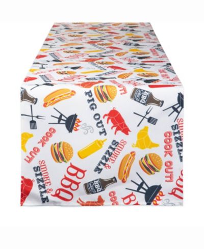 Скатерть для вечеринок BBQ Fun Print 14" X 72"