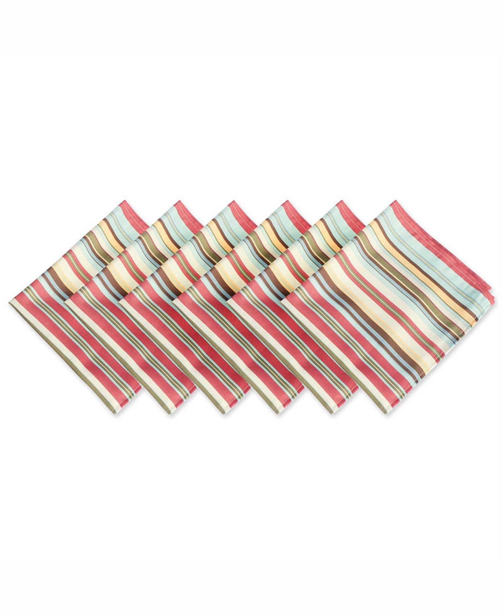 Набор салфеток Design Imports Summer Stripe