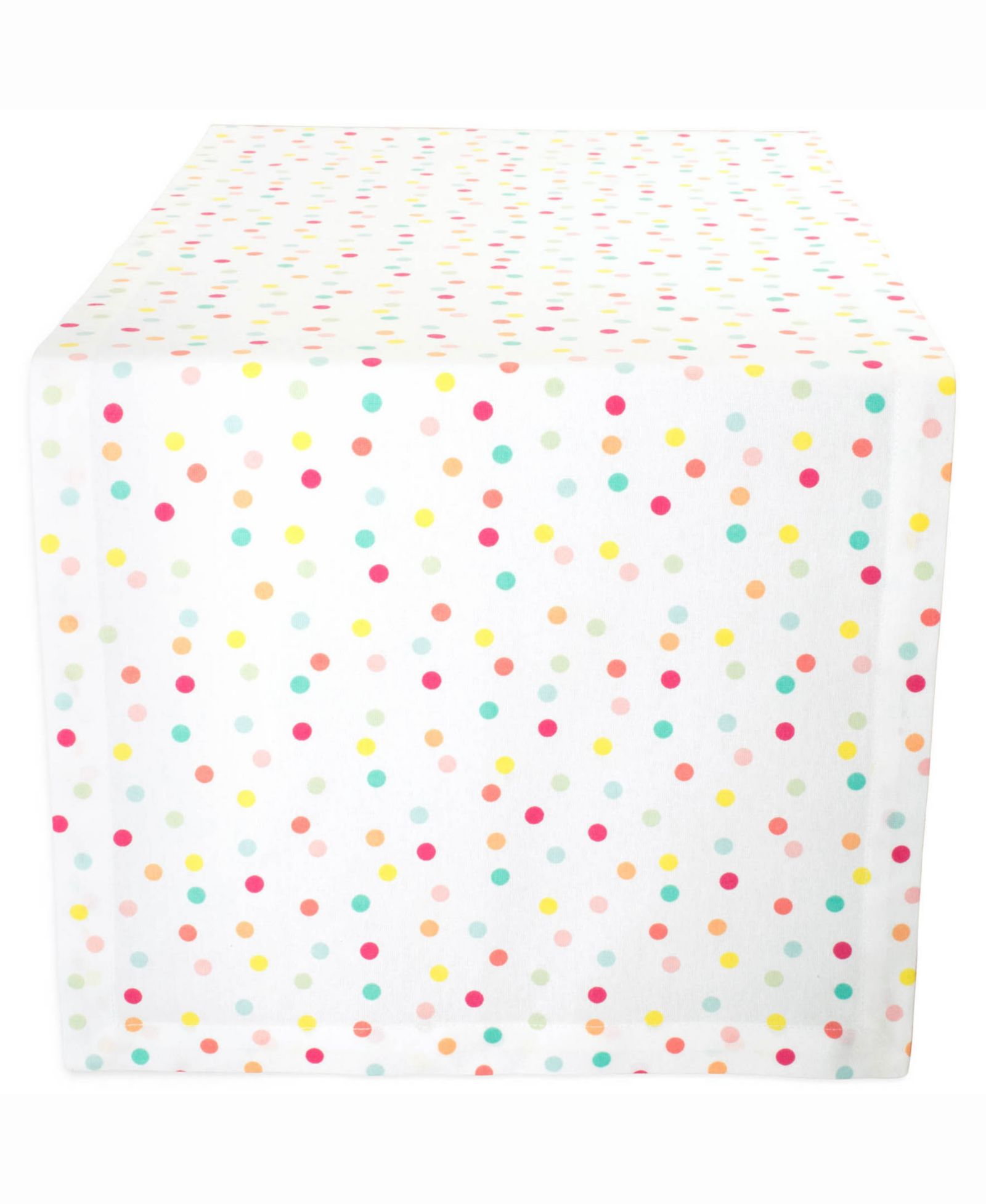 Multi Polka Dots Print Table Runner 14" X 72"
